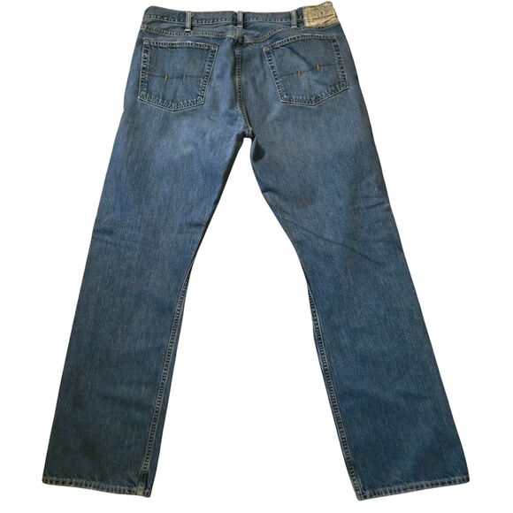 VTG Polo Ralph Lauren Jeans 38/34 Cotton Preppy Straight Work School - Picture 2 of 7